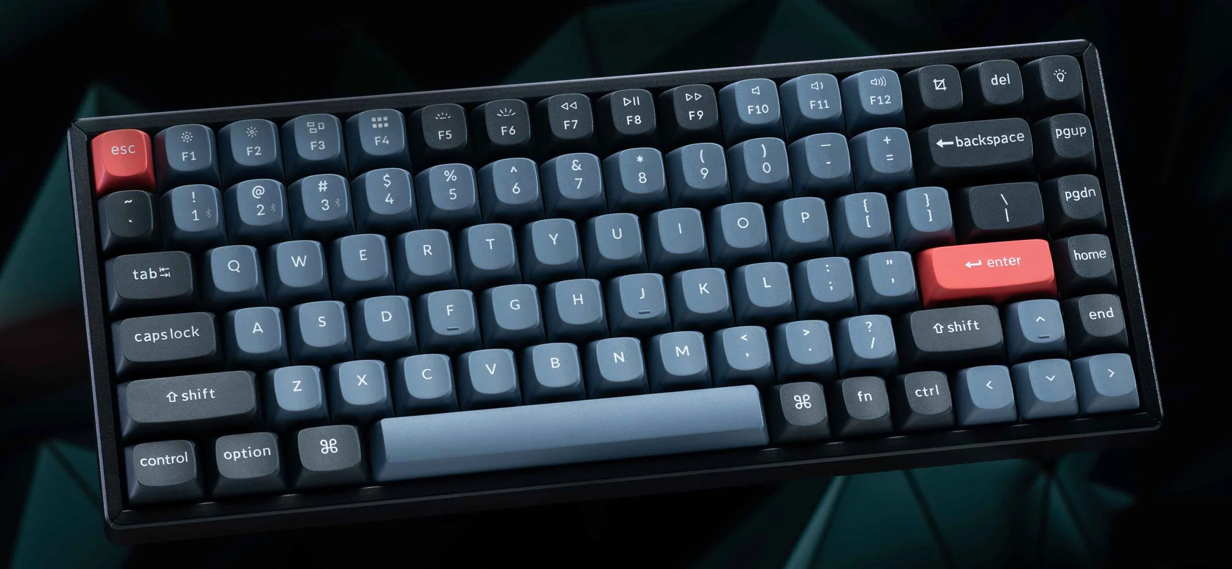 Keychron K2 Pro 75% Bluetooth RGB Win + Mac Double Shot PBT Mechanical Keyboard - Image 2