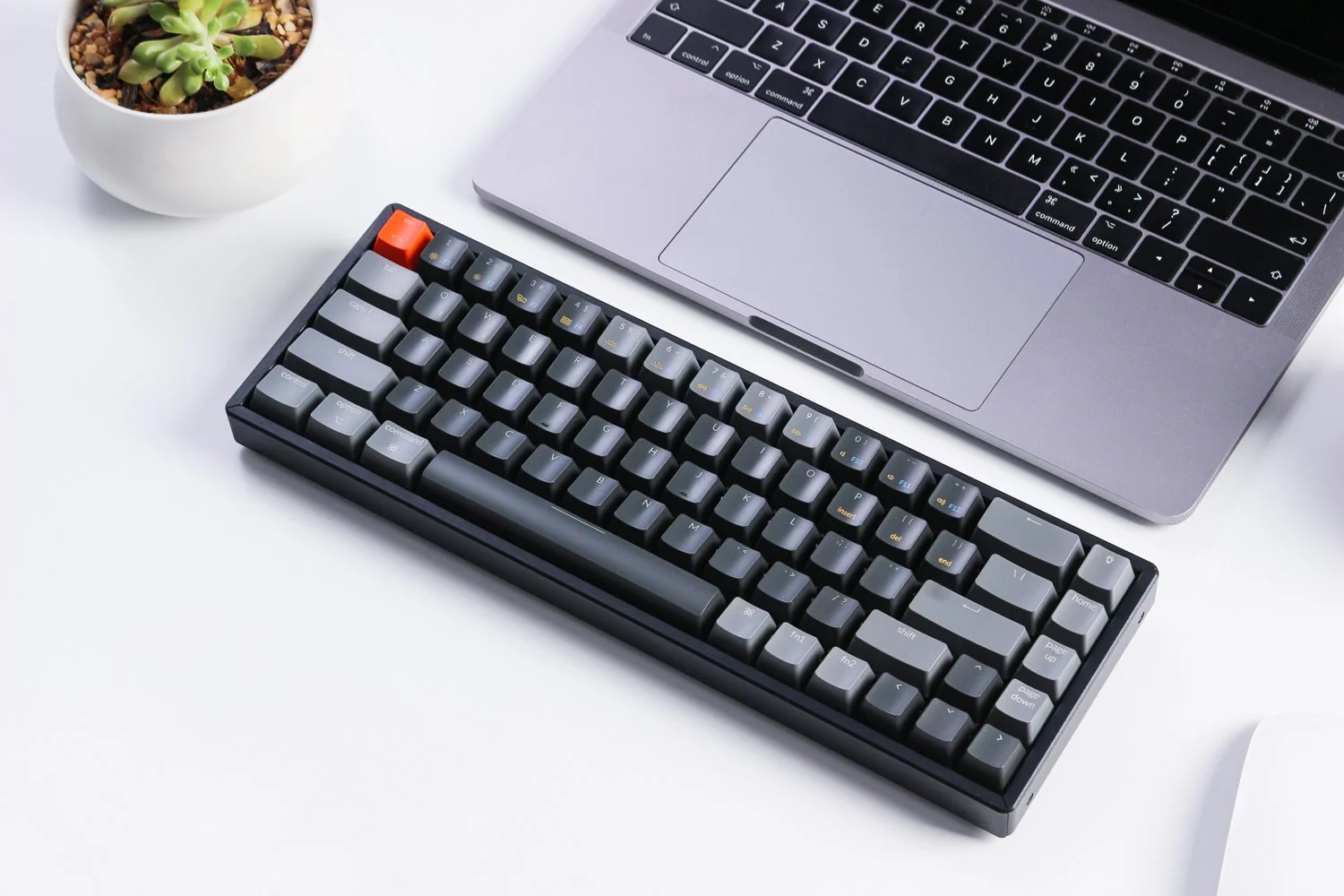 Keychron K6 65% Hotswap Bluetooth RGB Win + Mac ABS Laser Etched Mechanical Keyboard - Image 3