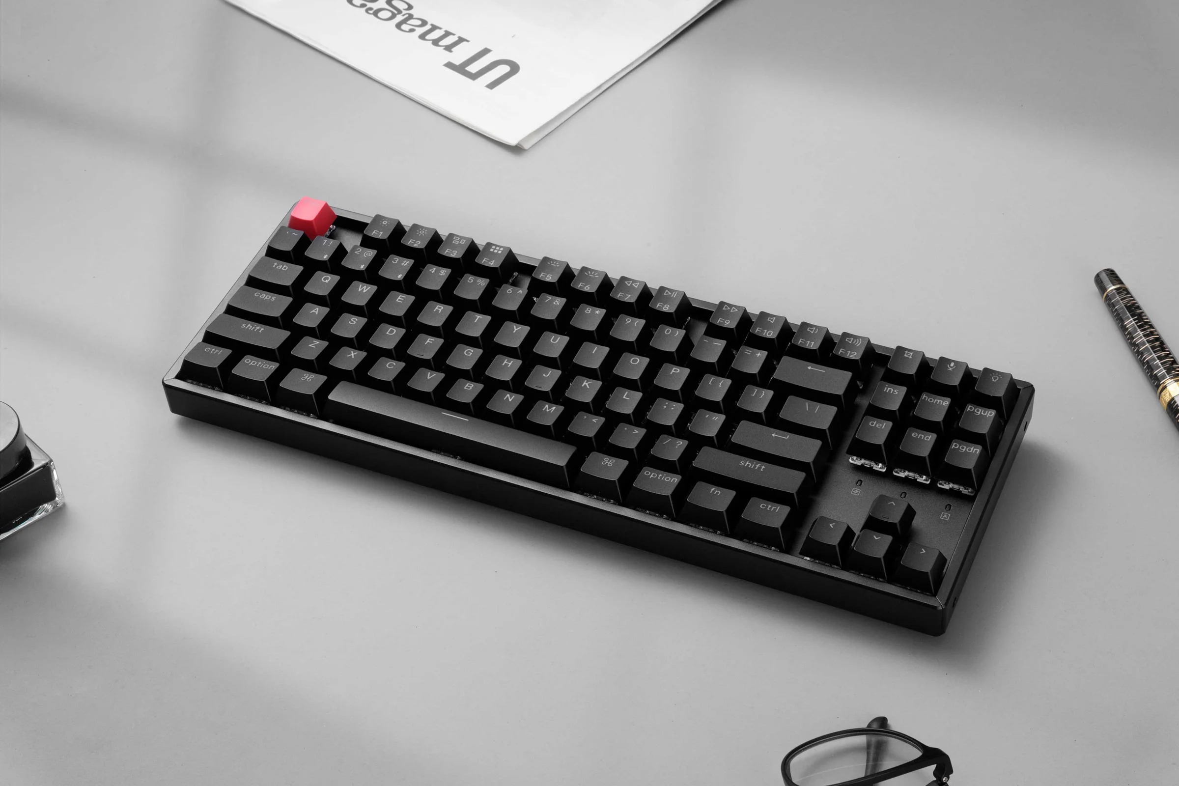 Keychron K8 QMK V2 Hotswap Wireless White LED Keyboard - Image 5