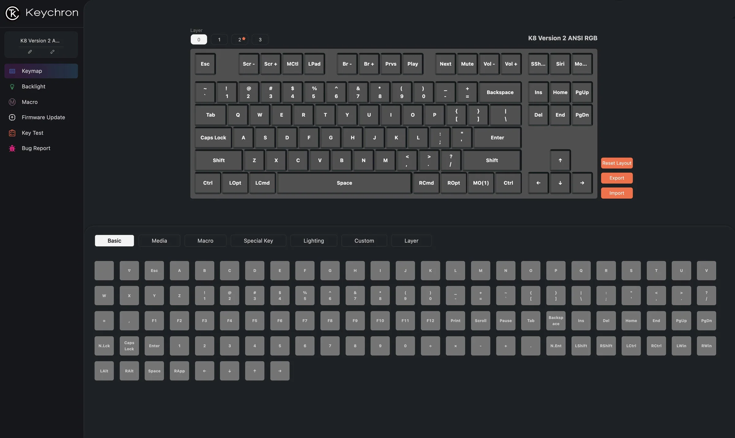 Keychron K8 QMK V2 Hotswap Wireless White LED Keyboard - Image 6