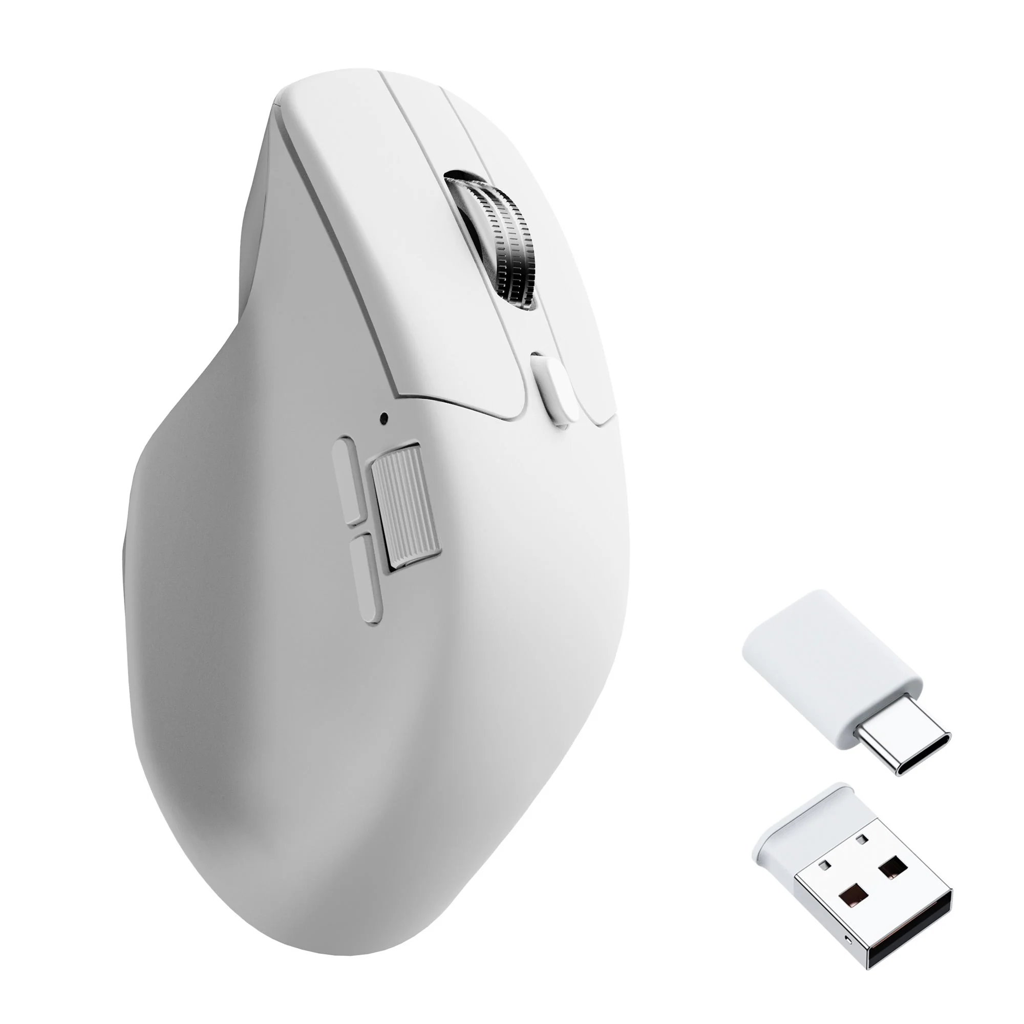 Keychron M6 Silent PixArt 3311 White Wireless 1K Steel Scroll Wheel Mouse