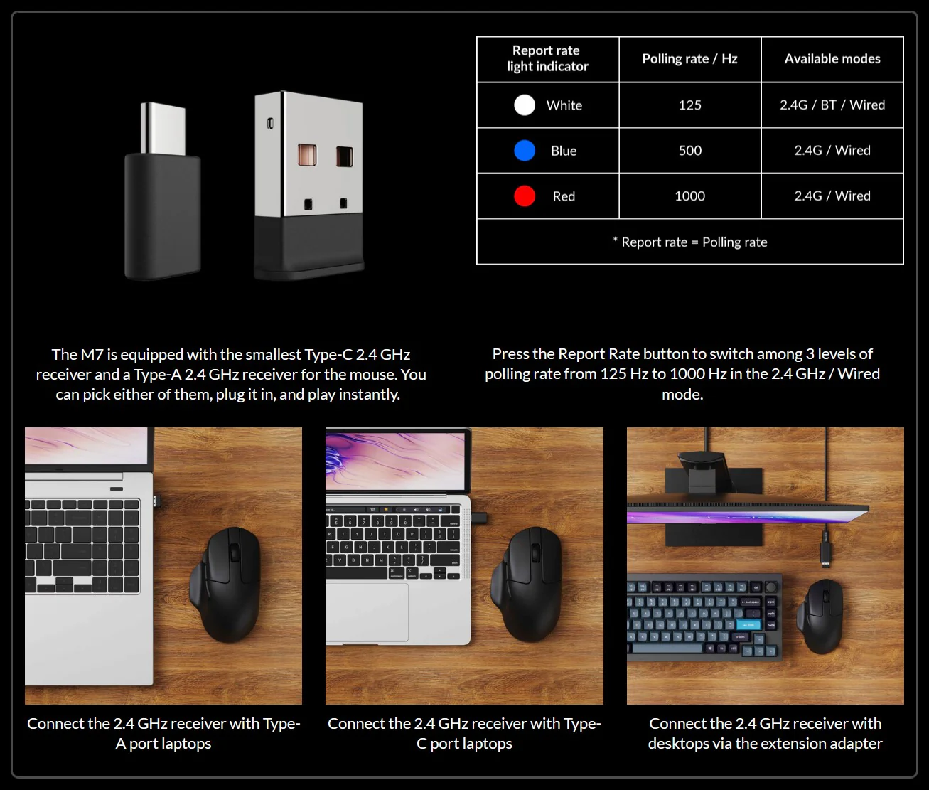 Keychron M7 Wireless Mouse - Image 3