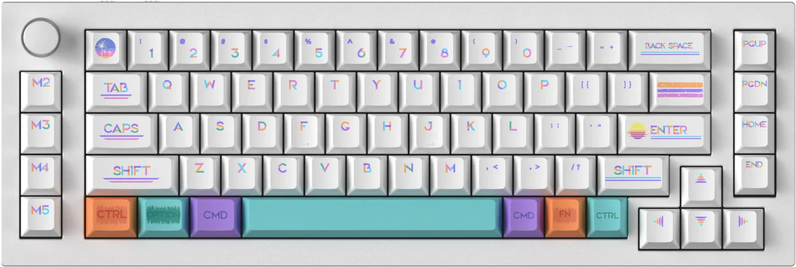Keychron Pixel Sunset 139 Key Cherry Profile Dye Sub PBT Keycap Set - Image 8