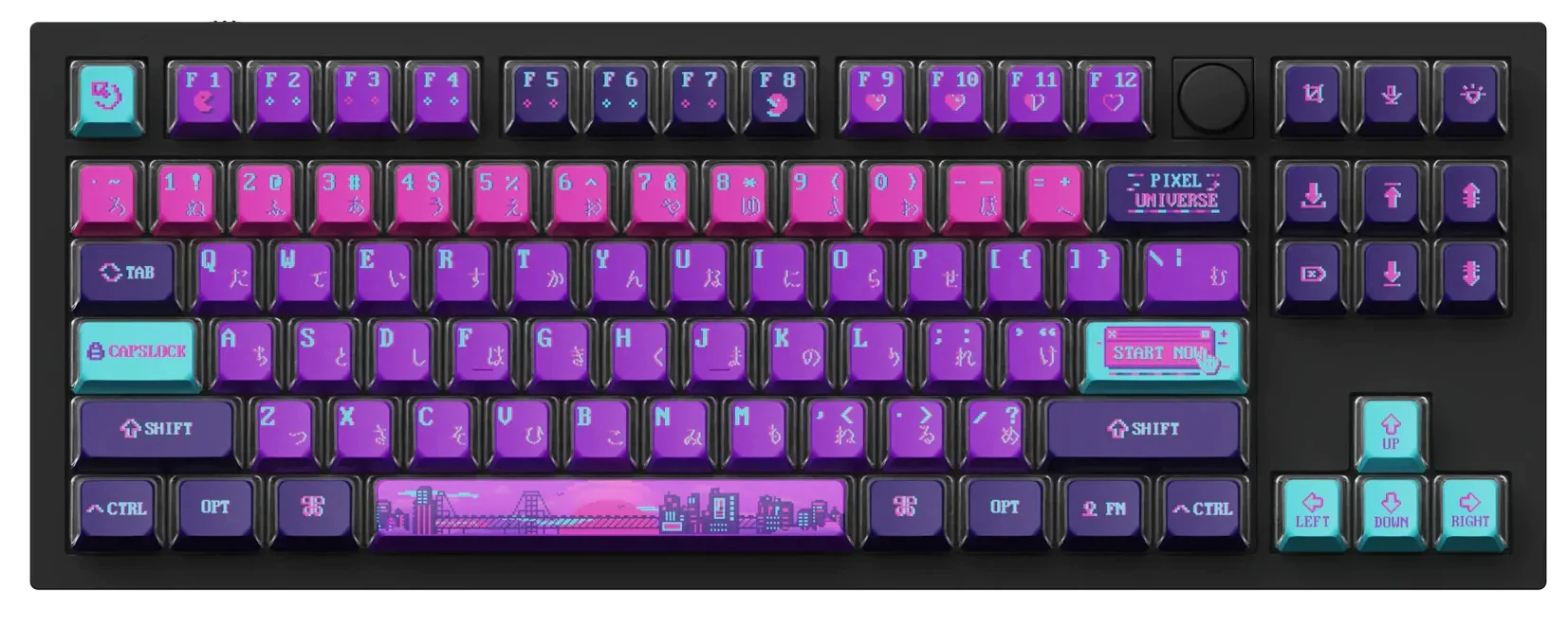 Keychron Pixel Universe 137 Key OEM Profile Dye Sub PBT Keycap Set - Image 9