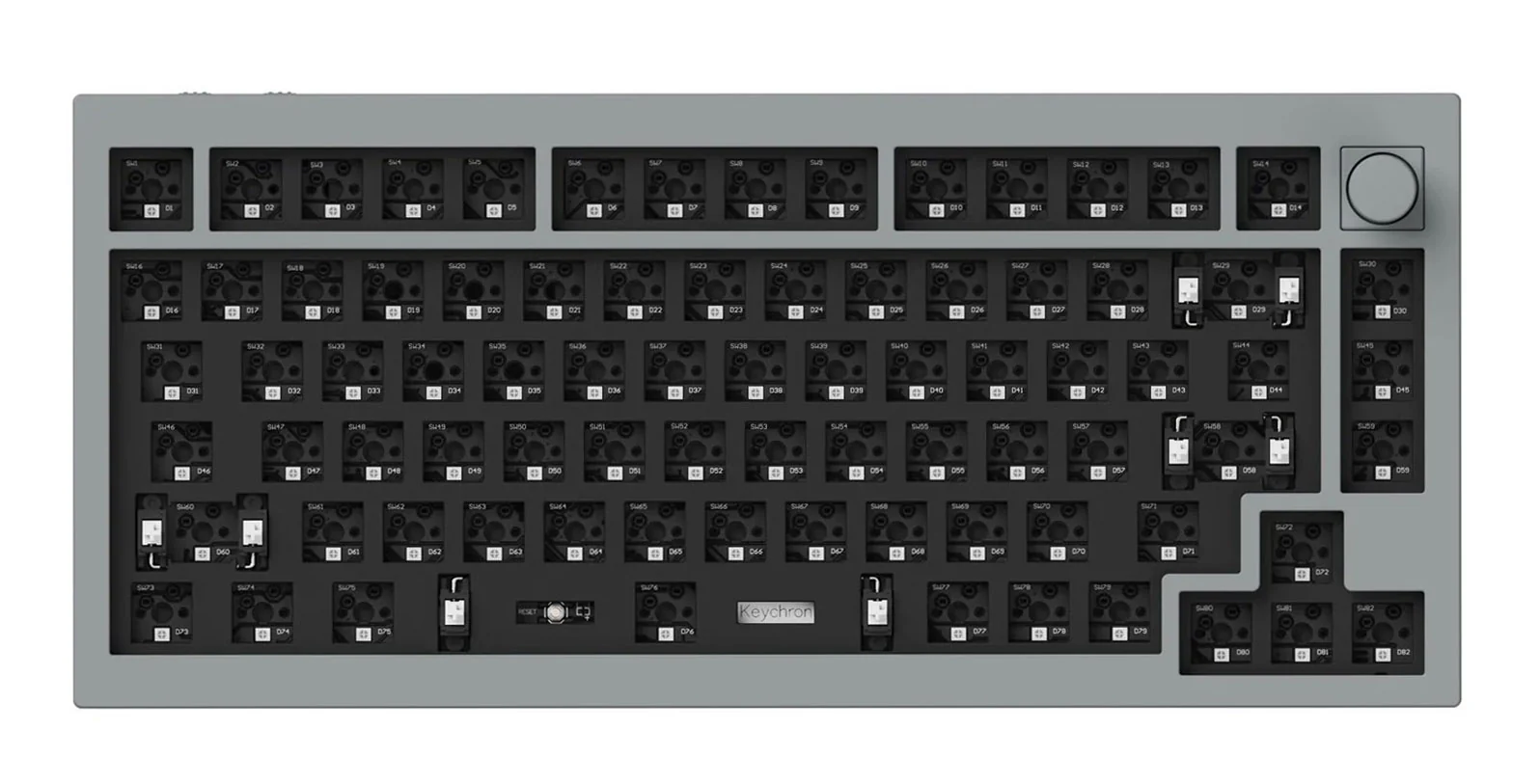 Keychron Q1 Pro w/ Knob Aluminum 75% Hotswap RGB Mechanical Keyboard