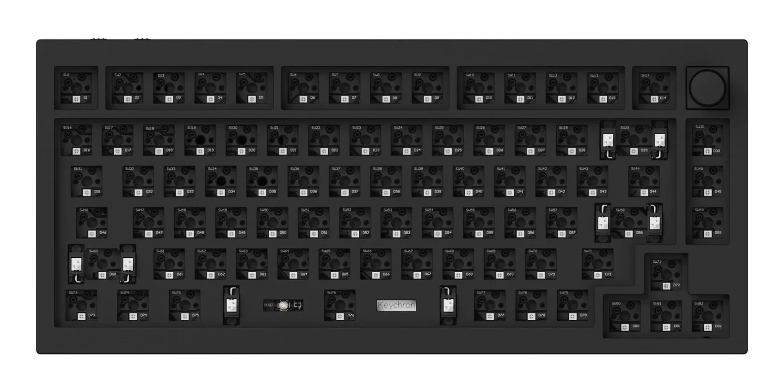 Keychron Q1 Pro w/ Knob Aluminum 75% Hotswap RGB Mechanical Keyboard - Image 5
