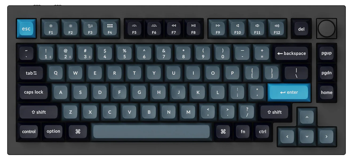 Keychron Q1 Pro w/ Knob Aluminum 75% Hotswap RGB Mechanical Keyboard - Image 6