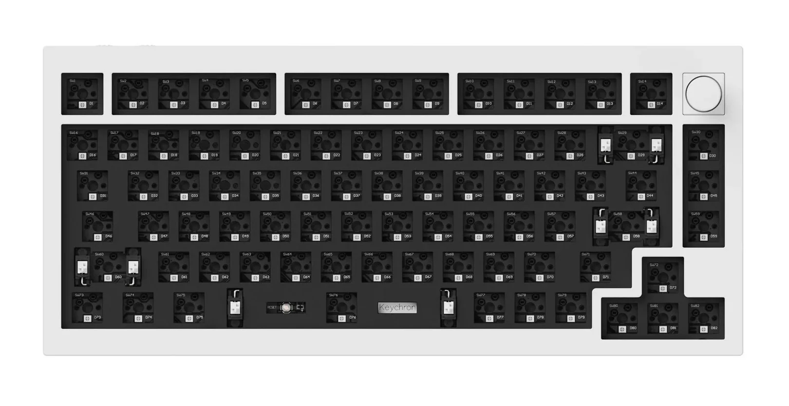 Keychron Q1 Pro w/ Knob Aluminum 75% Hotswap RGB Mechanical Keyboard - Image 7