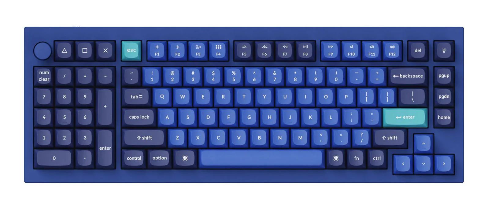 Keychron Q12 w/ Knob Aluminum Southpaw Hotswap RGB Win + Mac Mechanical Keyboard - Image 4