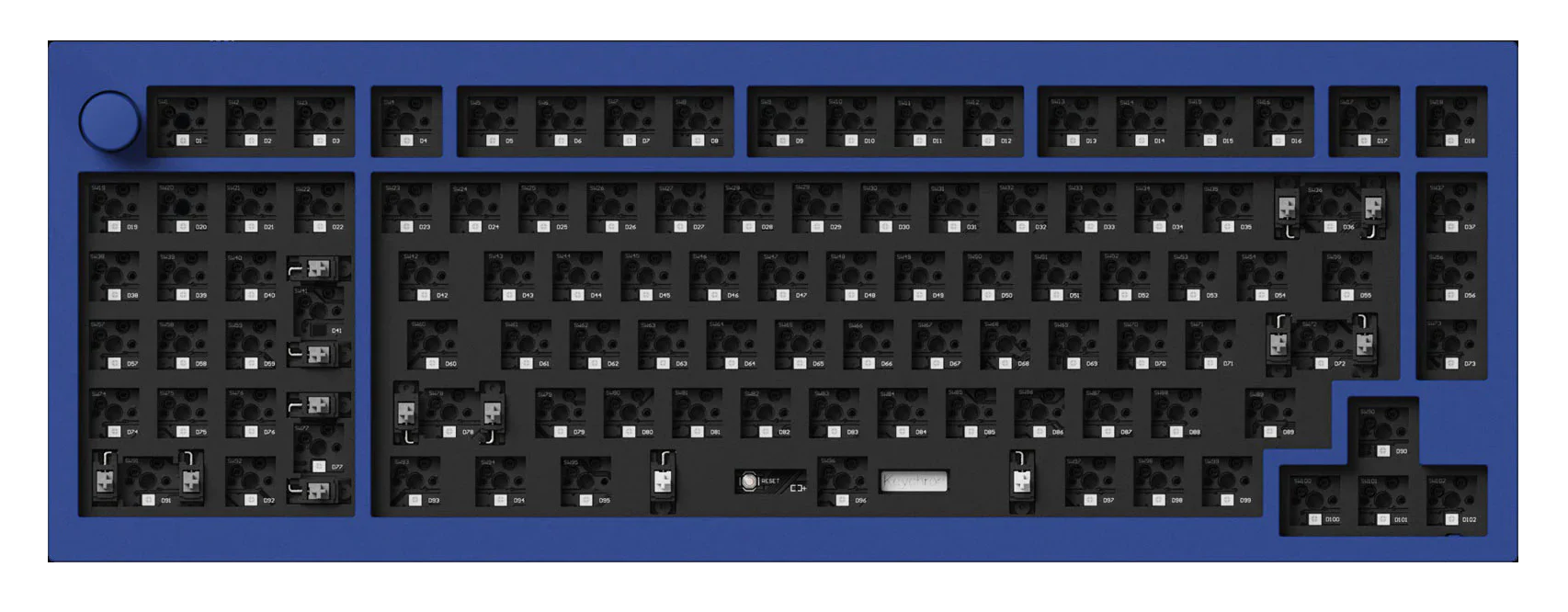 Keychron Q12 w/ Knob Aluminum Southpaw Hotswap RGB Win + Mac Mechanical Keyboard - Image 7