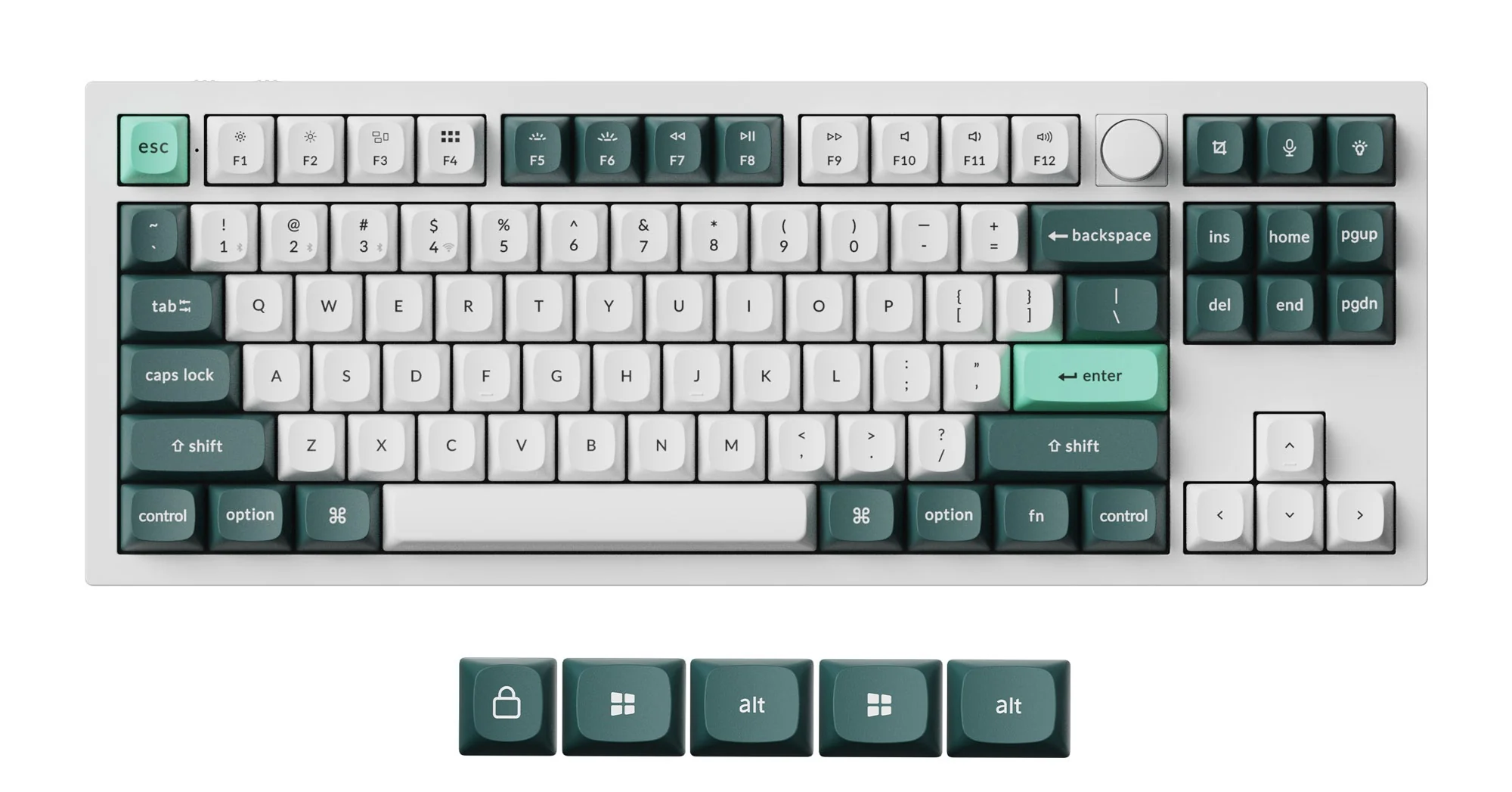 Keychron Q3 HE TMR TKL Aluminum Hotswap Wireless Keyboard - Image 9