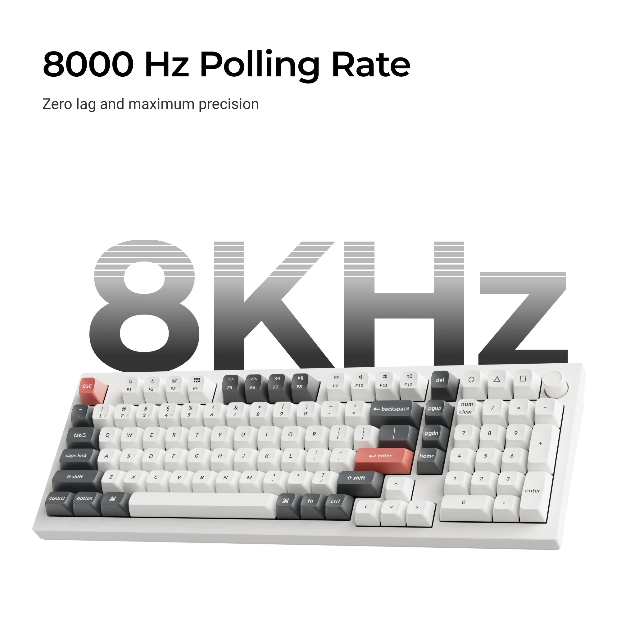 Keychron Q5 Ultra 8K Aluminum 96% Wireless Keyboard - Image 4