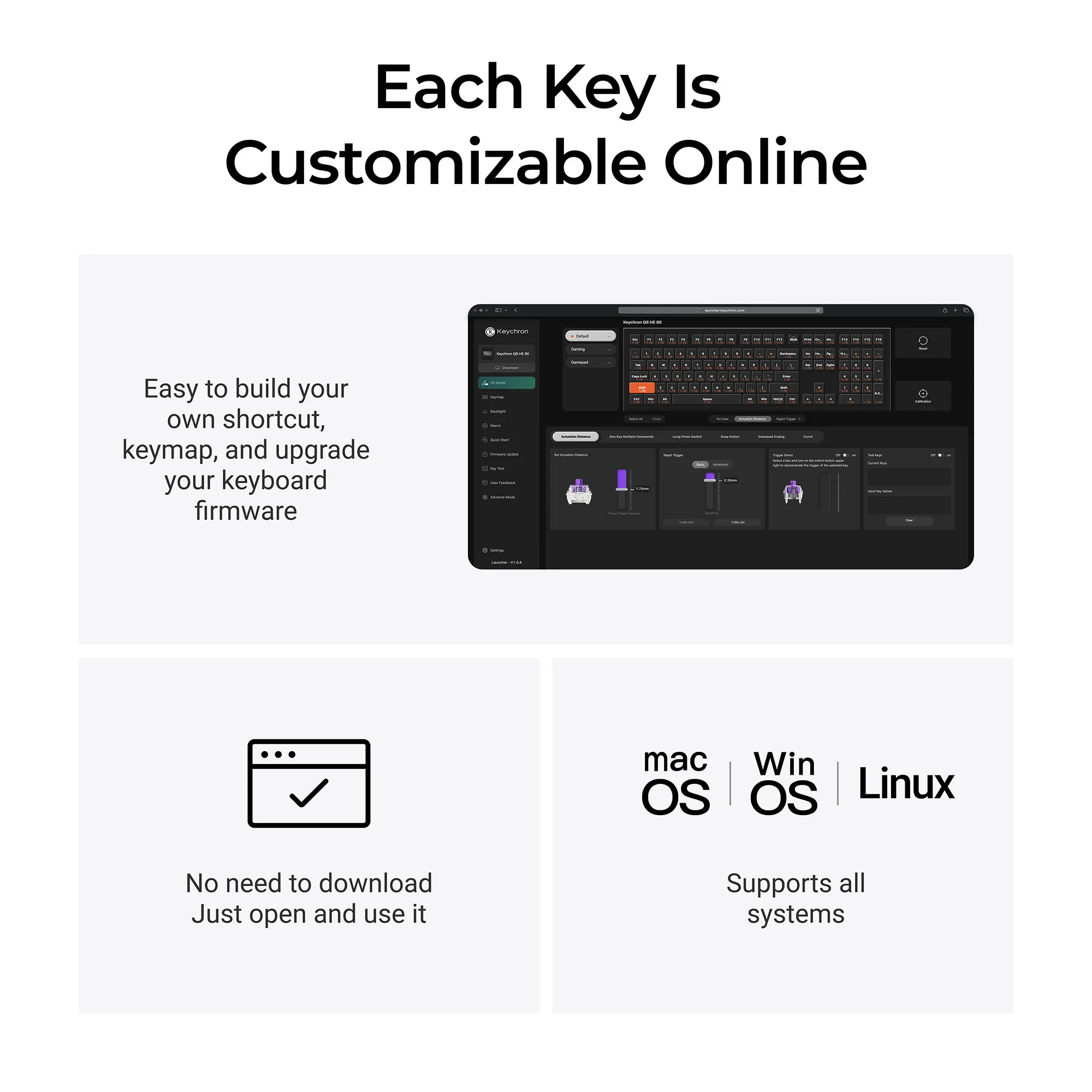 Keychron Q6 HE TMR 8K Aluminum Hotswap RGB Keyboard - Image 5