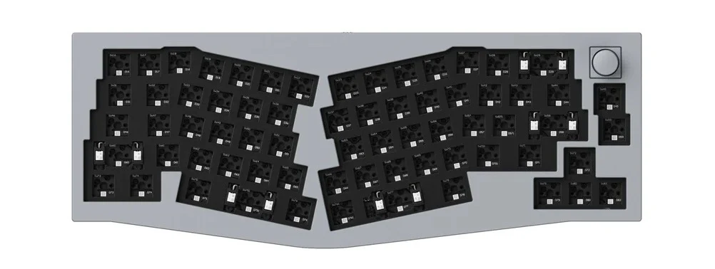 Keychron Q8 w/ Knob Barebones Aluminum 65% Alice Layout Hotswap RGB Win + Mac Mechanical Keyboard - Image 2
