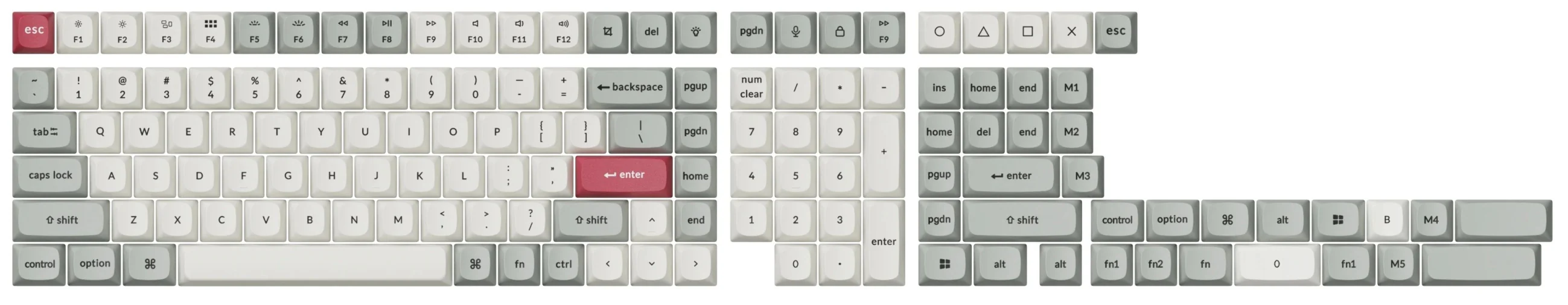 Keychron Retro 141 Key OSA Profile Double Shot PBT Keycap Set - Image 4
