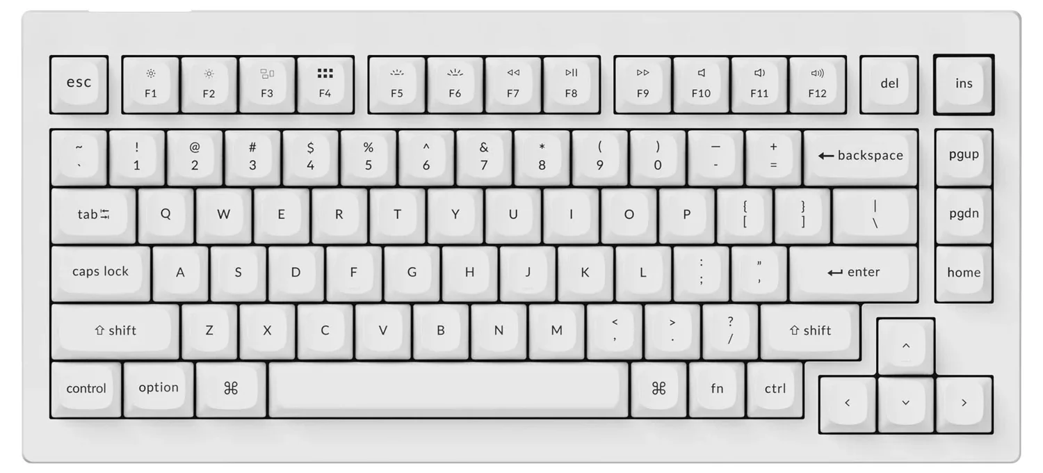 Keychron V1 75% Hotswap RGB Win + Mac Mechanical Keyboard - Image 3