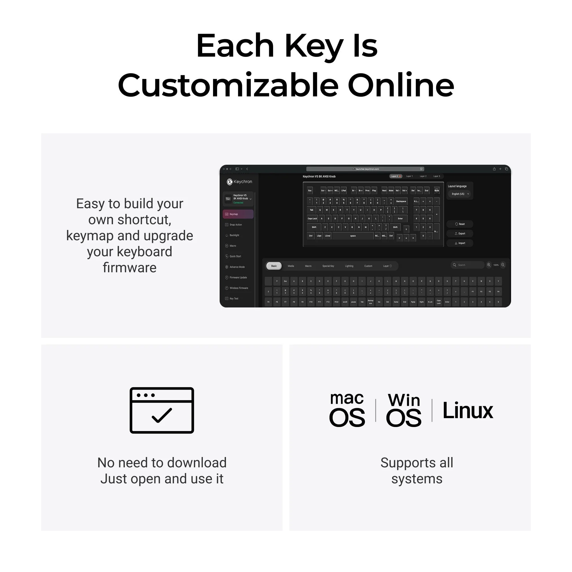 Keychron V5 8K 96% RGB Keyboard - Image 4