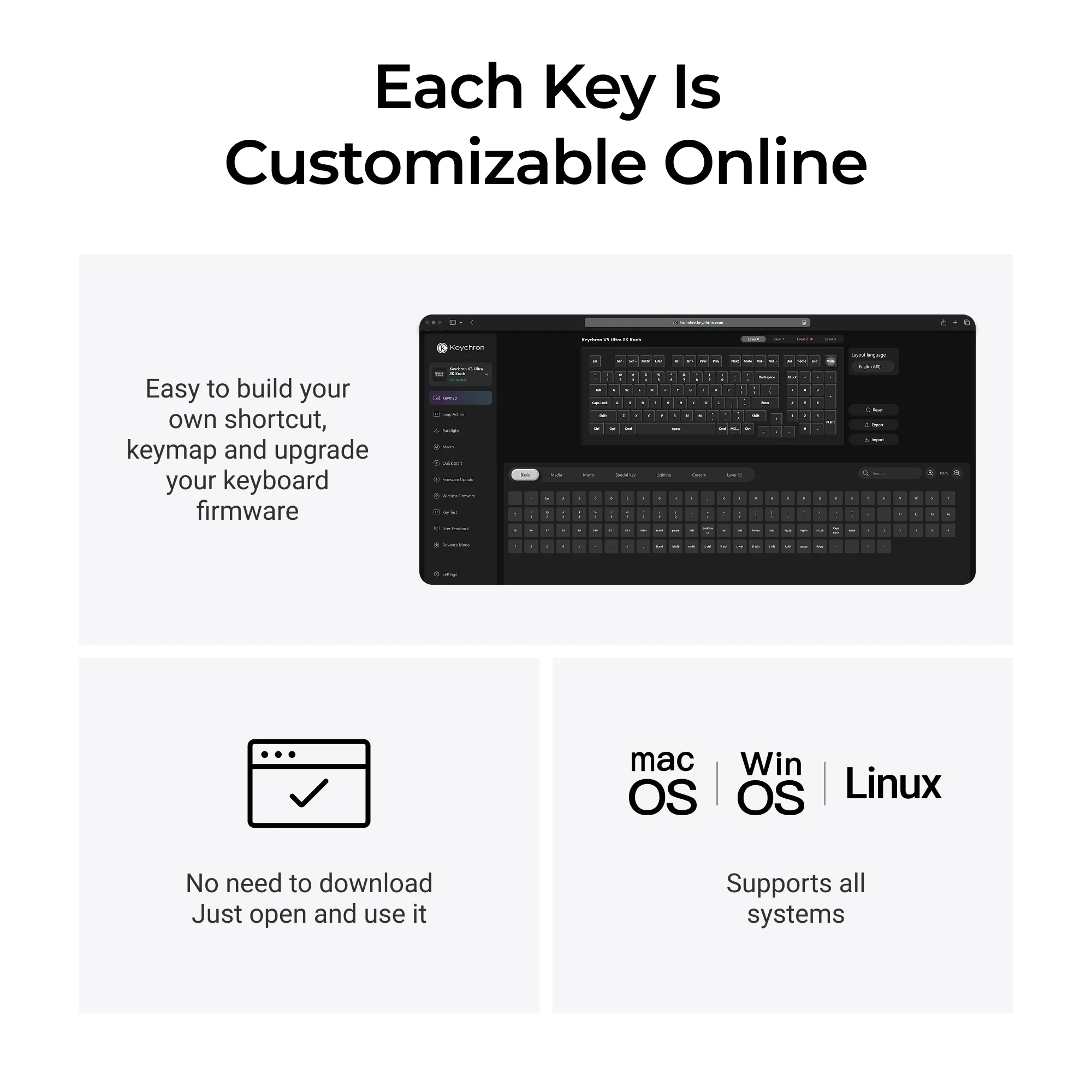 Keychron V5 Ultra 8K 96% Wireless Keyboard - Image 4
