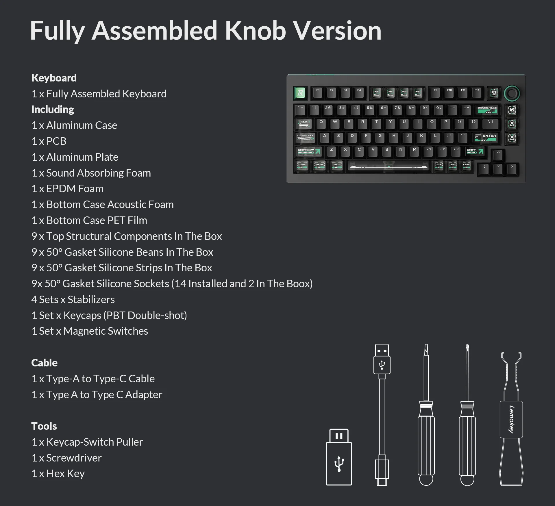 Lemokey L5 HE 8K RGB Keyboard - Image 5