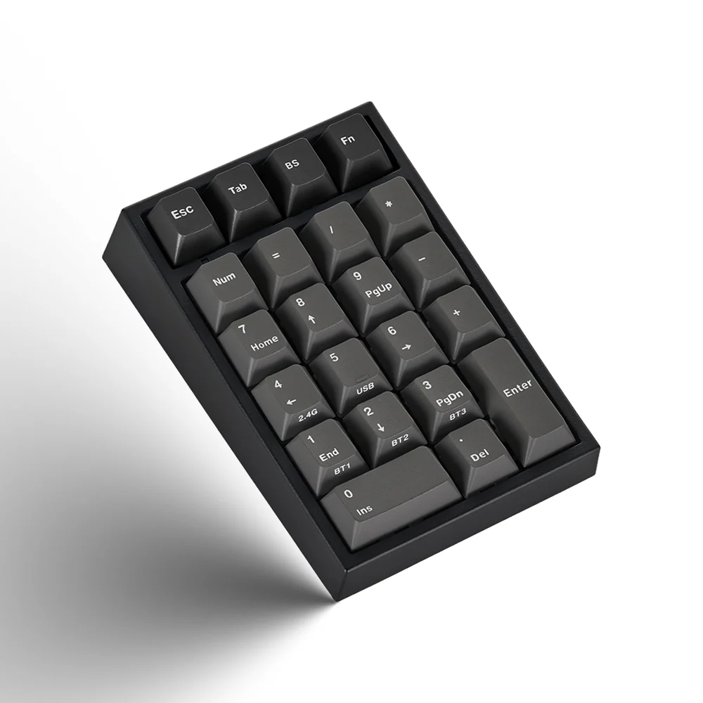 Leopold FC220TP Ash White Hotswap Wireless RGB Numpad Keyboard - Image 3