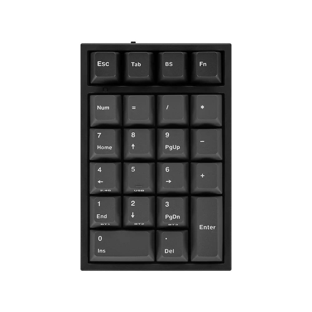 Leopold FC220TP Ash White Hotswap Wireless RGB Numpad Keyboard - Image 4
