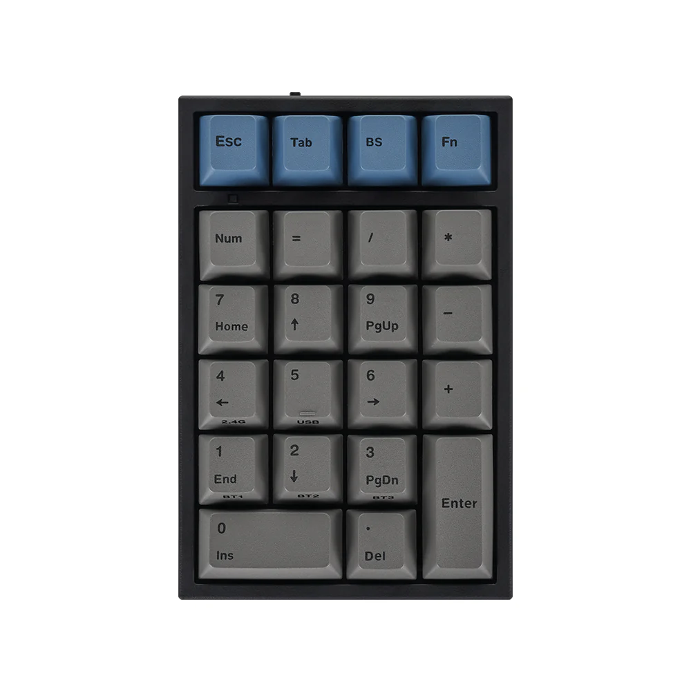 Leopold FC220TP Grey Blue Hotswap Wireless RGB Numpad Keyboard - Image 4