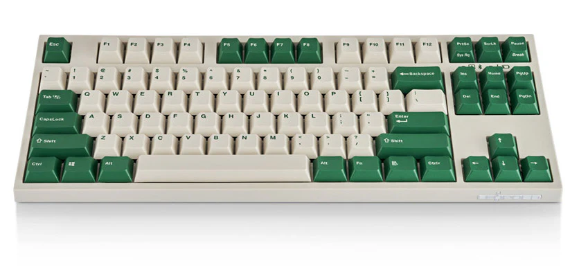 Leopold FC750RBT White/Green PD TKL Bluetooth Double Shot PBT Mechanical Keyboard - Image 2
