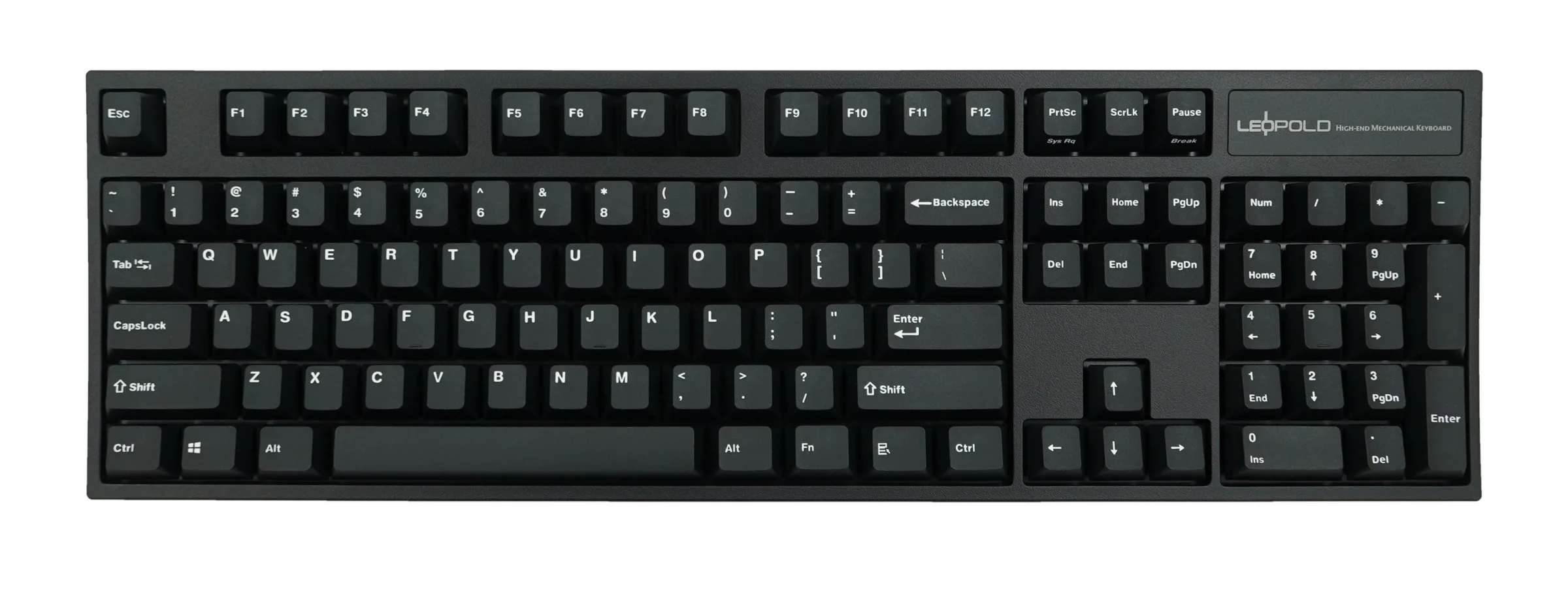 Leopold FC900RBT Bluetooth Black PD Double Shot PBT Mechanical Keyboard - Image 4