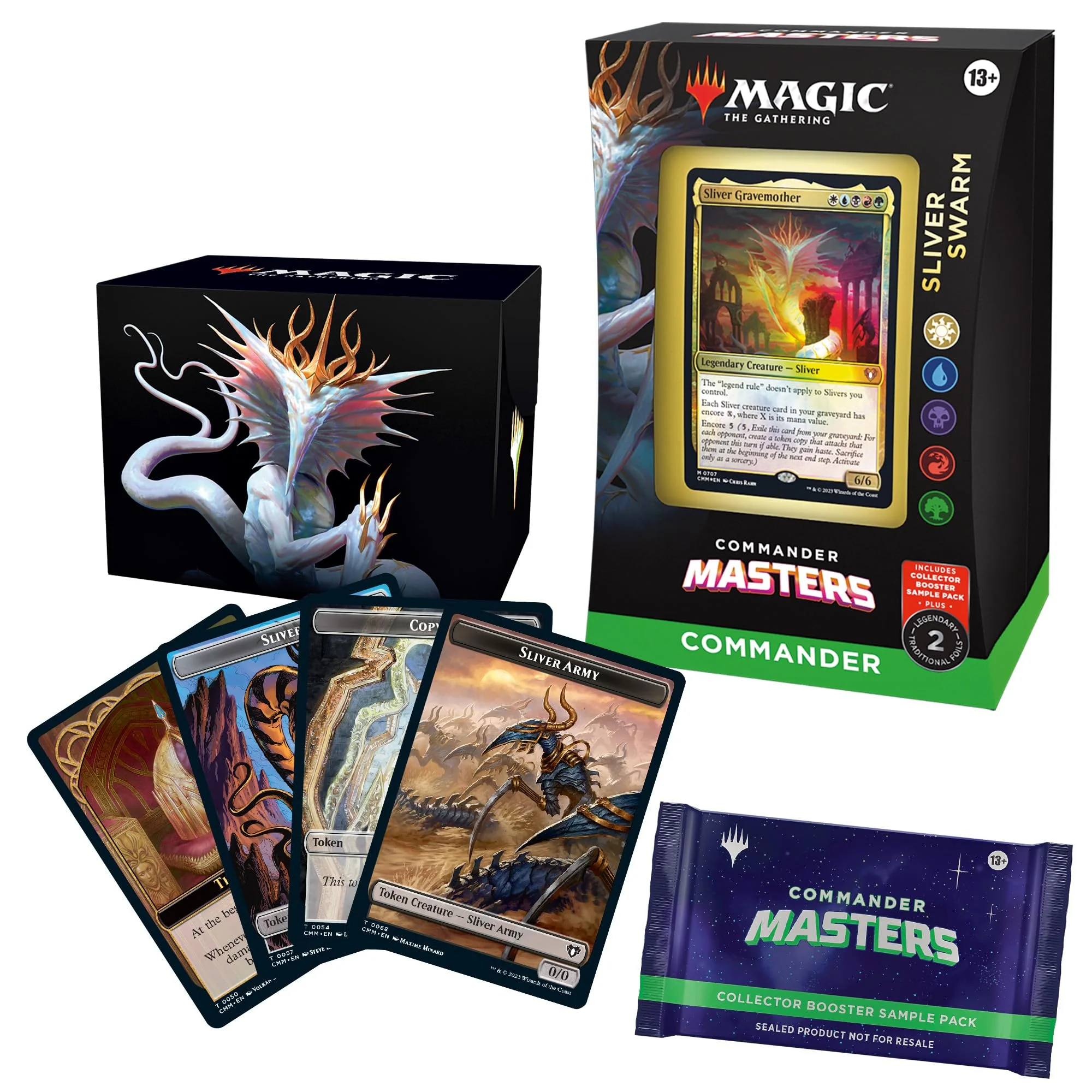 Magic The Gathering Commander Masters Commander Deck Sliver Swarm - Image 4