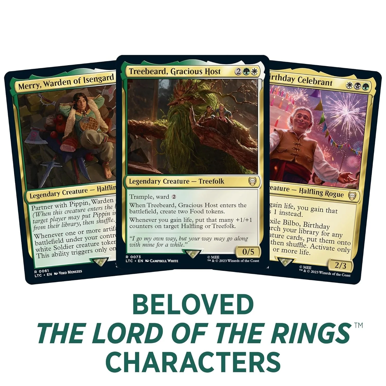 Magic the Gathering Lord of the Rings Tales of Middle Earth Commander Deck Food and Fellowship - Image 4