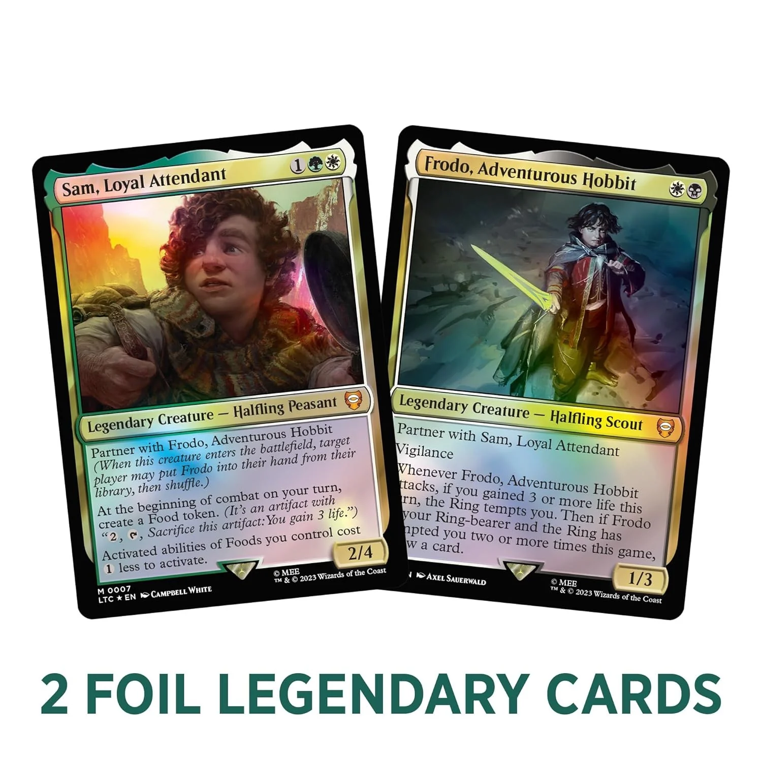 Magic the Gathering Lord of the Rings Tales of Middle Earth Commander Deck Food and Fellowship - Image 5