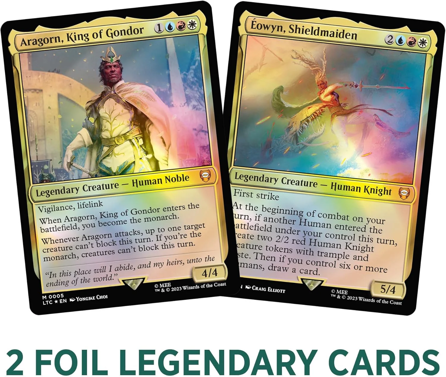 Magic the Gathering Lord of the Rings Tales of Middle Earth Commander Deck Riders of Rohan - Image 5