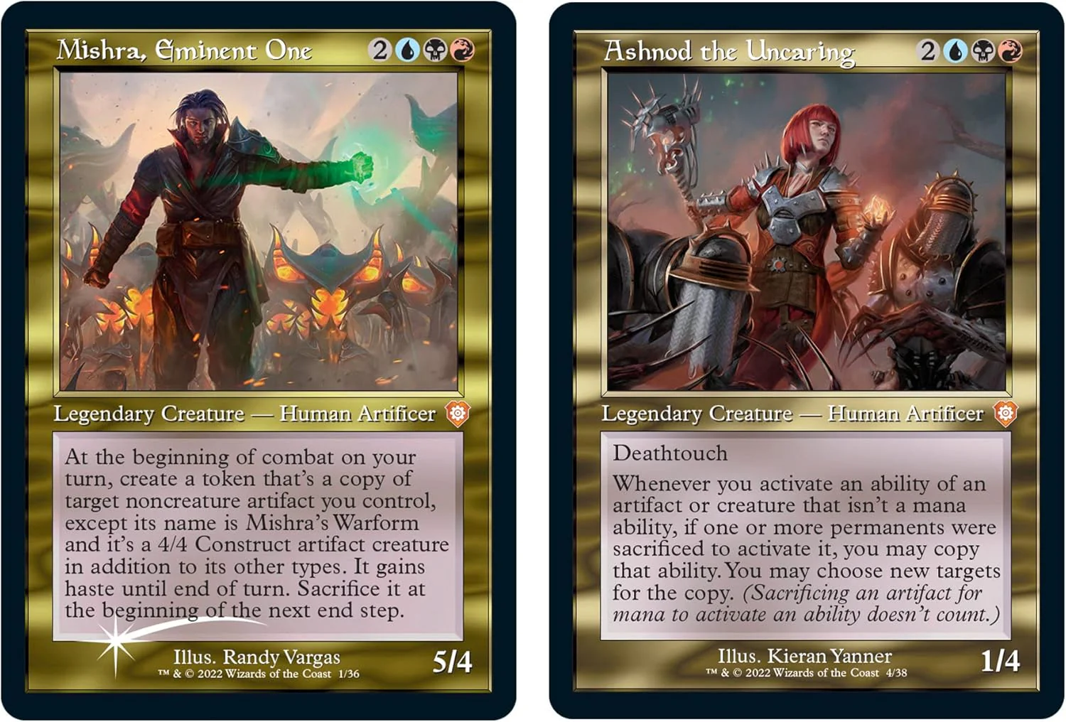 Magic The Gathering The Brothers' War Commander Deck Mishra's Burnished Banner - Image 5