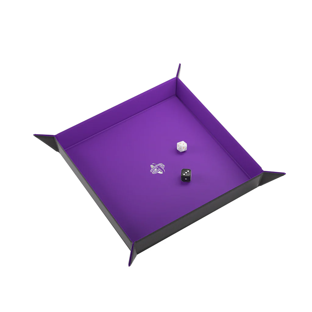 Magnetic Dice Tray Square Black/Purple - Image 3