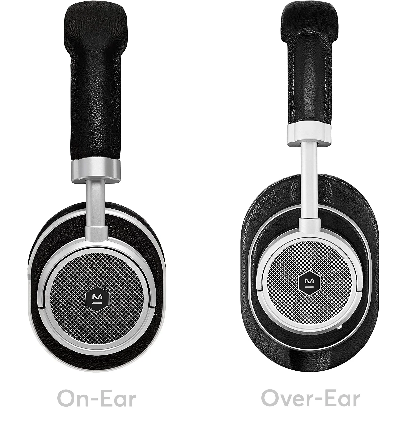 Master & Dynamic MW50+ On Plus Over Ear Wireless Headphones Silver/Black - Image 3