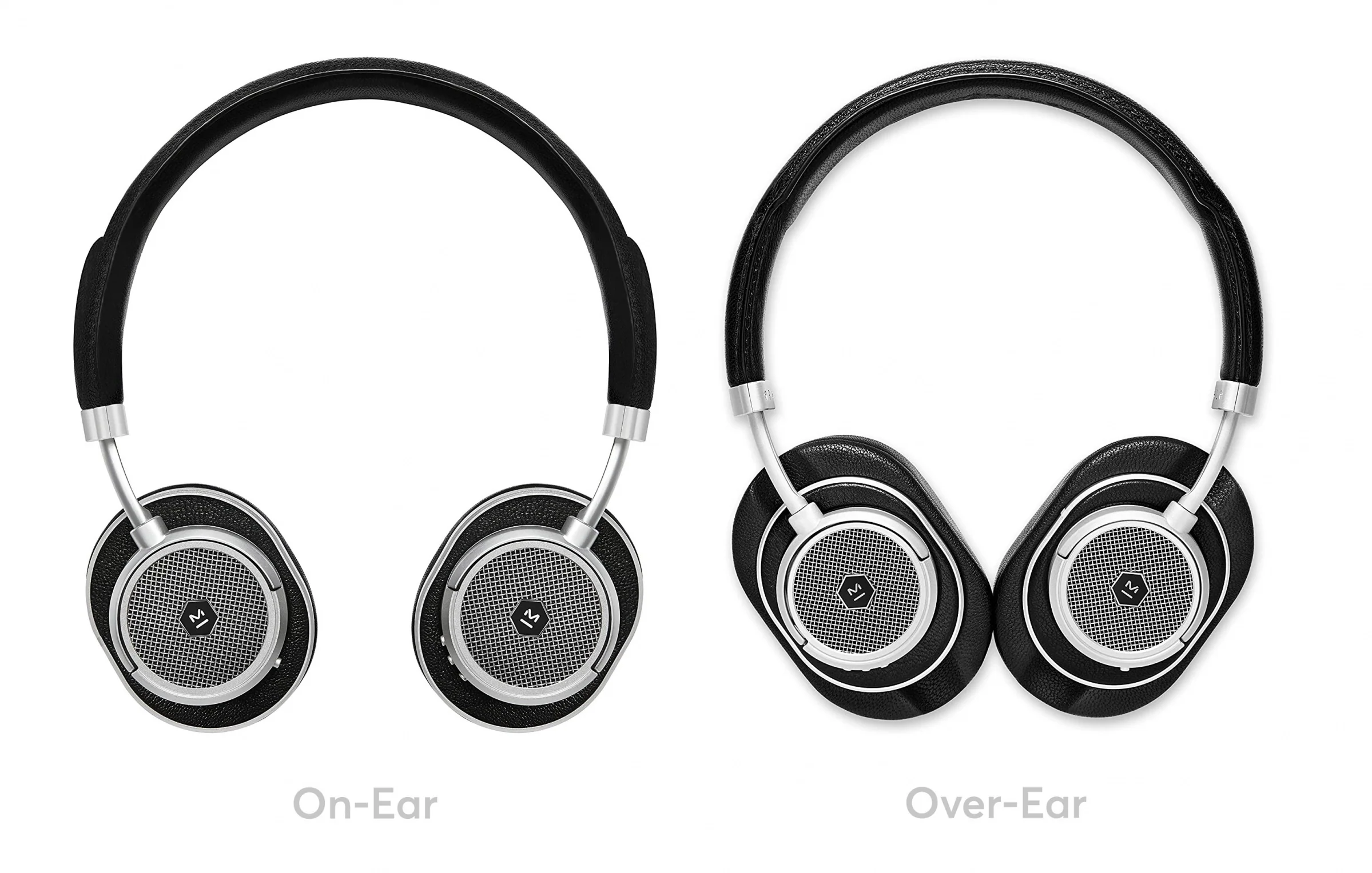 Master & Dynamic MW50+ On Plus Over Ear Wireless Headphones Silver/Black - Image 4