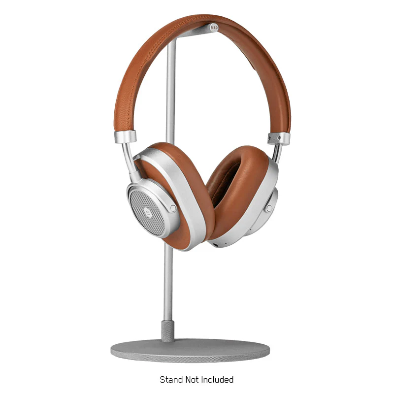 Master & Dynamic MW65 ANC Over Ear Wireless Headphones Silver/Brown - Image 4