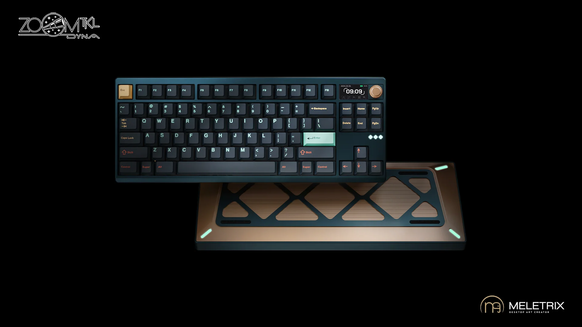 Meletrix Zoom TKL DYNA Aluminum Barebones Wireless DIY Keyboard Kit Group Buy - Image 15