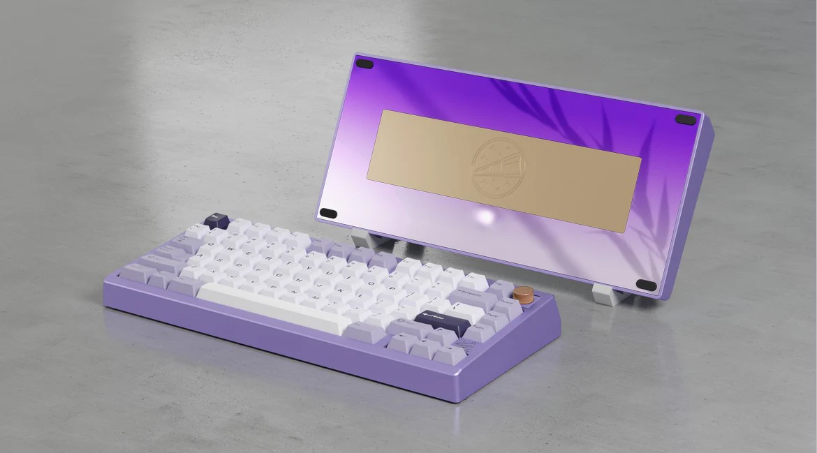 Meletrix Zoom75 Special Edition Aluminum Barebones 75% Hotswap Wireless RGB Flex Cut PCB DIY Keyboard Kit - Image 8