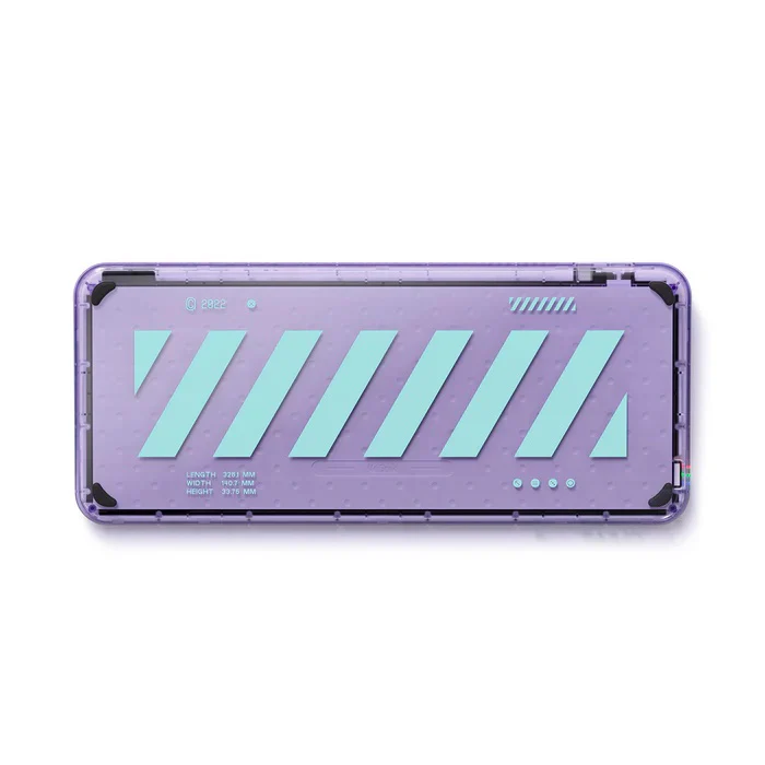 MelGeek Mojo84 Vaporwave 75% Hotswap Wireless RGB Mechanical Keyboard - Image 5