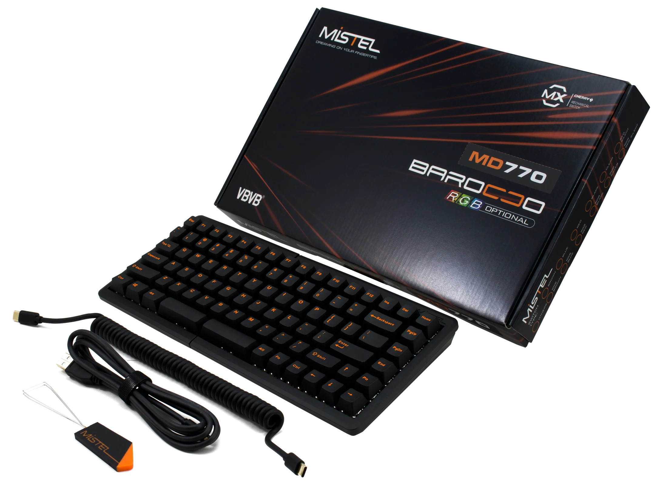 Mistel MD770 75% Double Shot PBT Mechanical Keyboard - Image 12