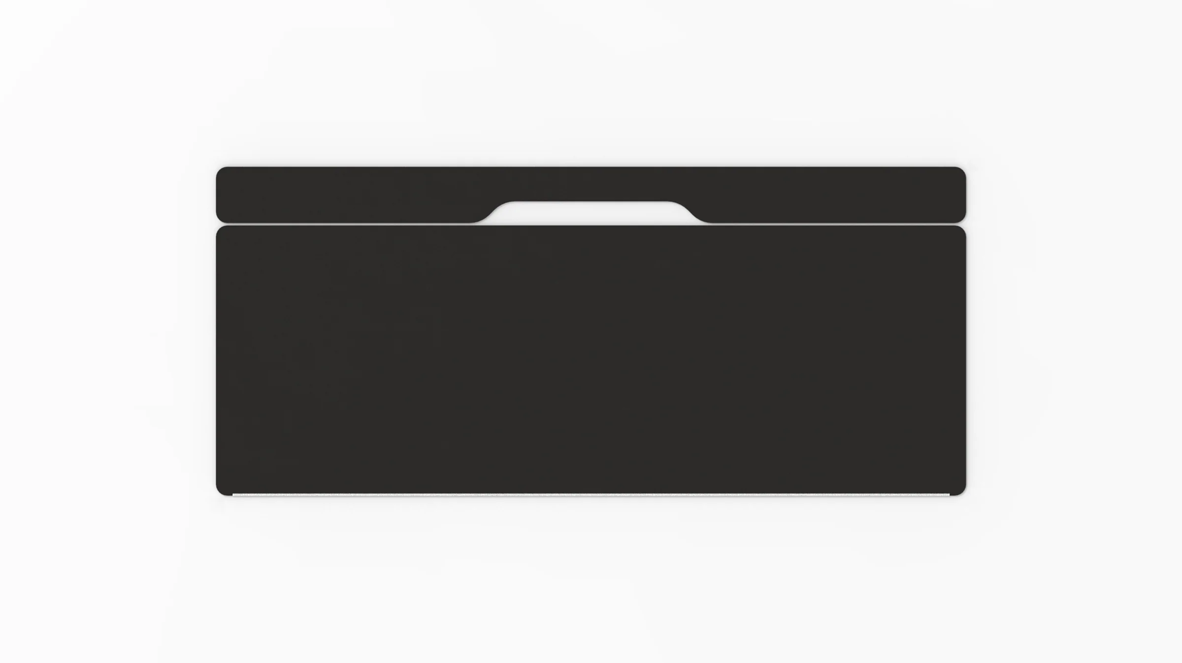 Black w/ White Stitching IKEA ALEX Desk Mat (52" / 132 cm) Full-desk Mouse Pad - Image 5