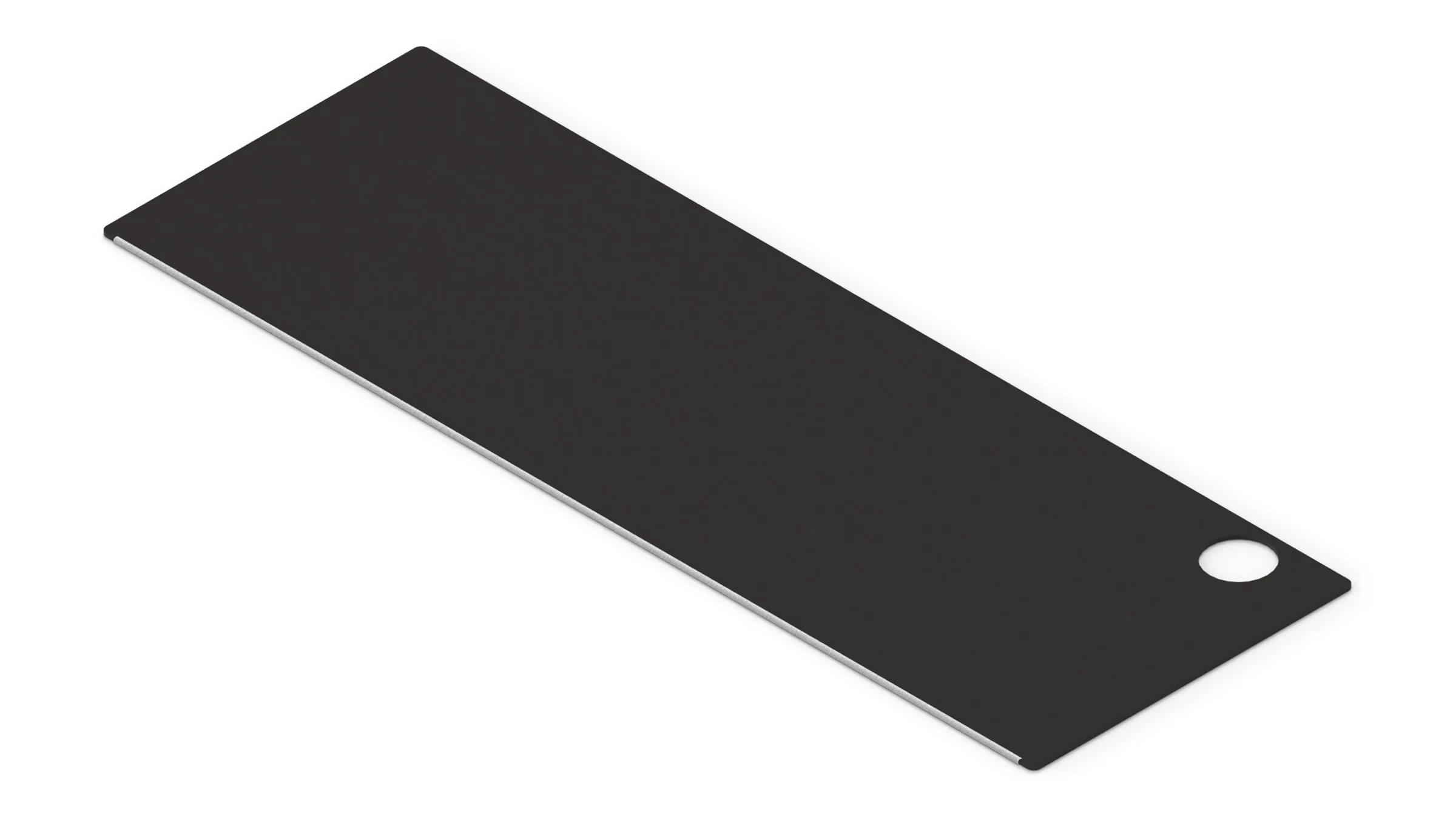Black w/ White Stitching IKEA MICKE Desk Mat (56" / 142 cm) Full-desk Mouse Pad - Image 4