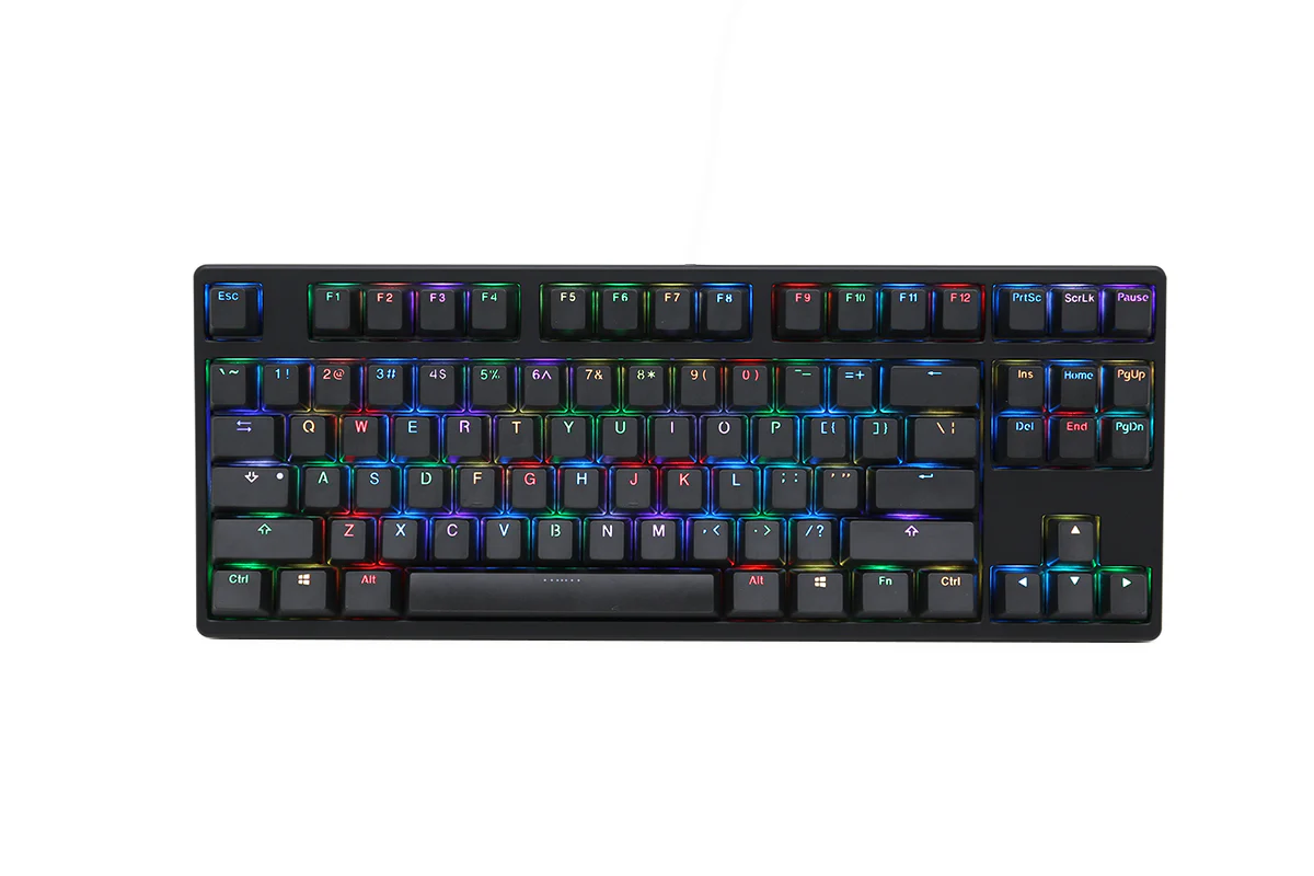 MK Disco Black RGB LED TKL Double Shot PBT Mechanical Keyboard - Image 9