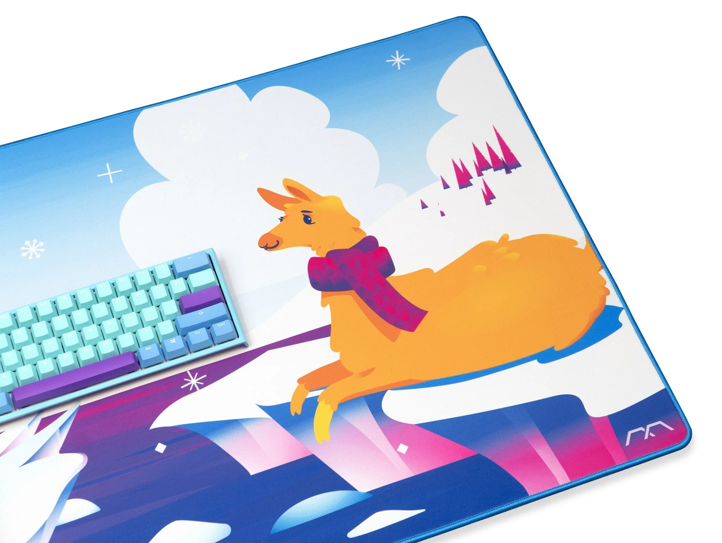 MK Frozen Llama 3XL Desk Mat - Image 5