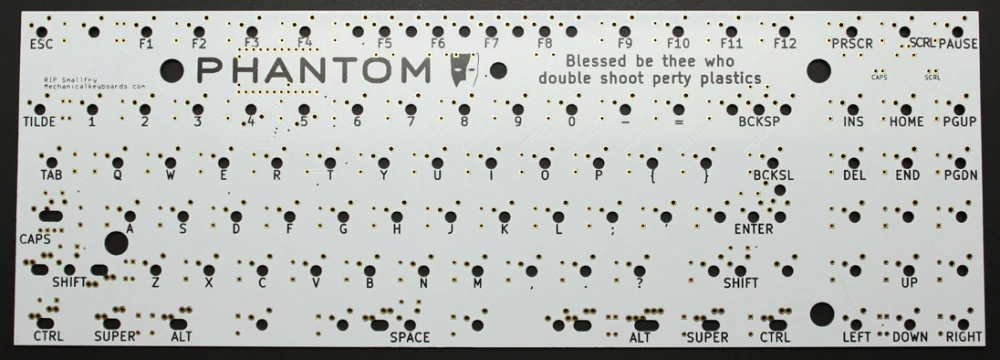 MK Phantom PCB Dual Layer Tenkeyless Electrical Board