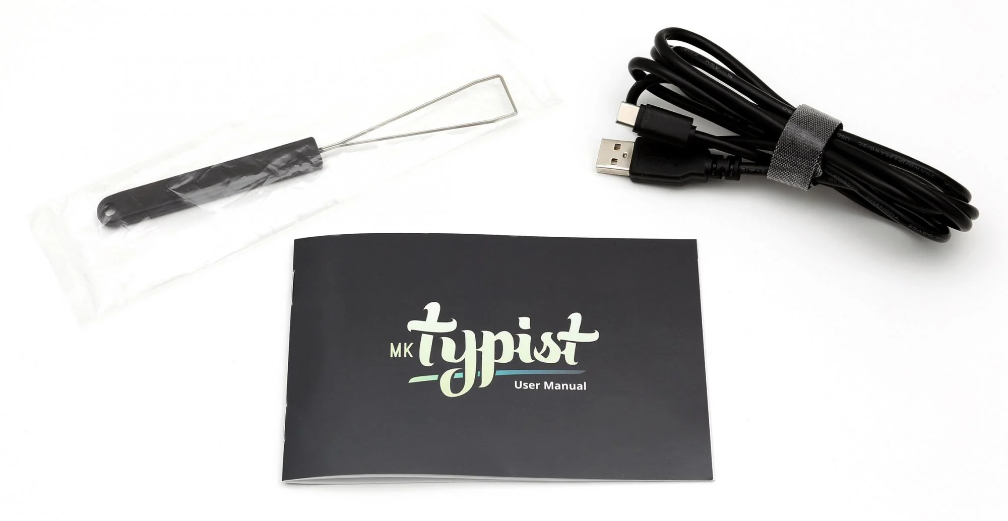 MK Typist PBT Double Shot keycaps, Type C USB, Programmable, 16 Layout Mechanical Keyboard - Image 10