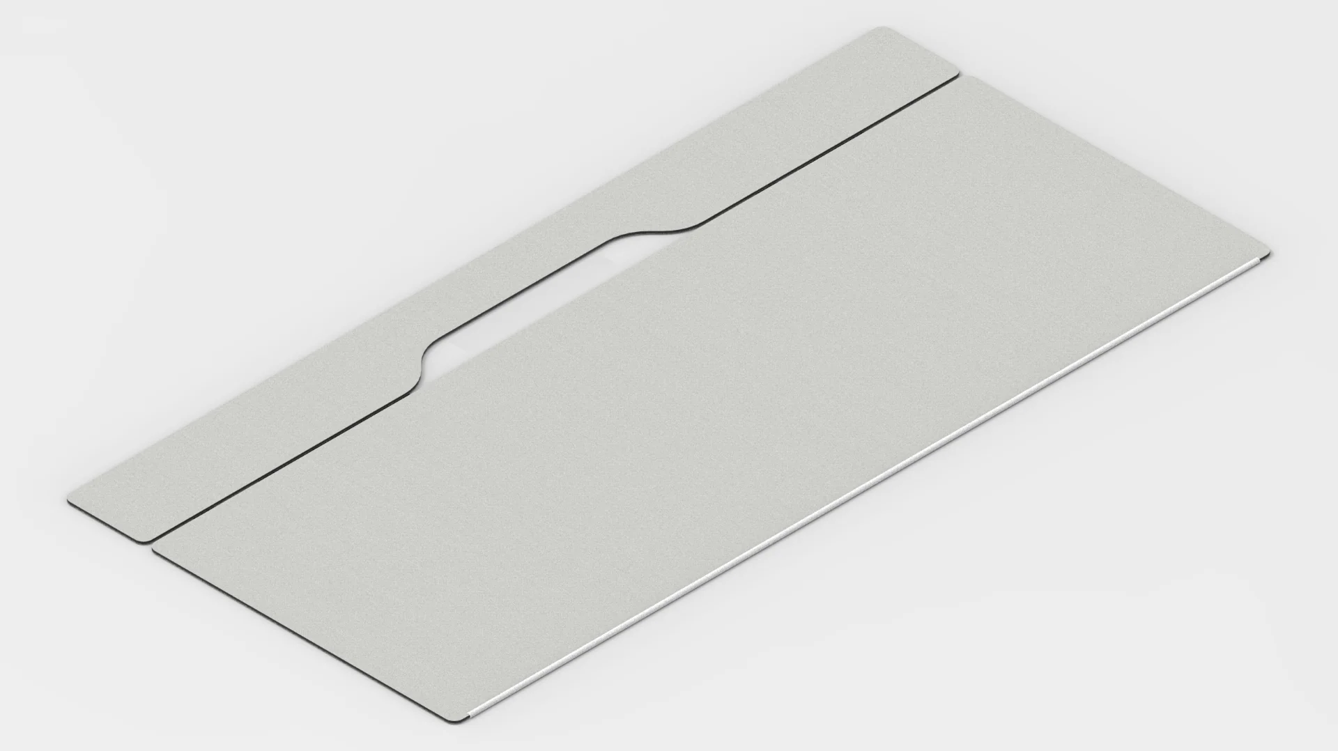 White IKEA ALEX Desk Mat (39" / 100 cm) Full-desk Mouse Pad - Image 3