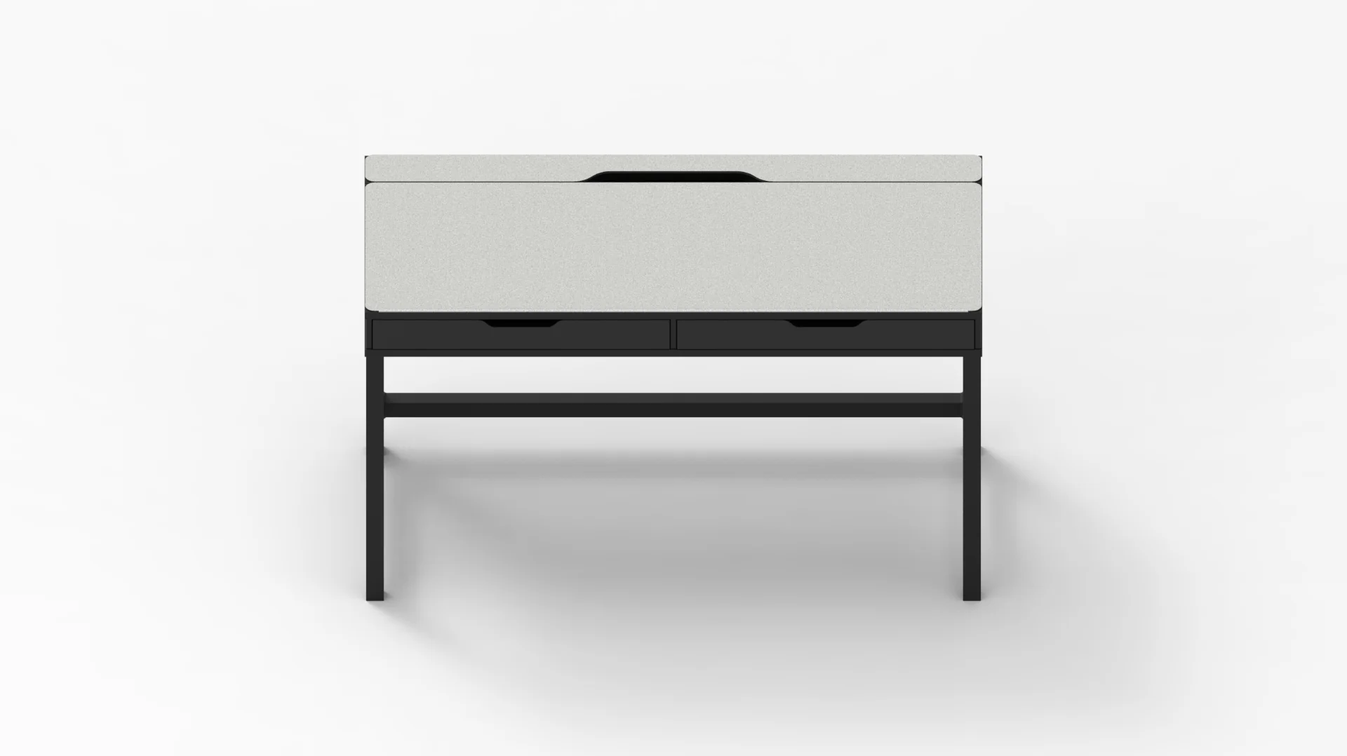 White IKEA ALEX Desk Mat (52" / 132 cm) Full-desk Mouse Pad - Image 5