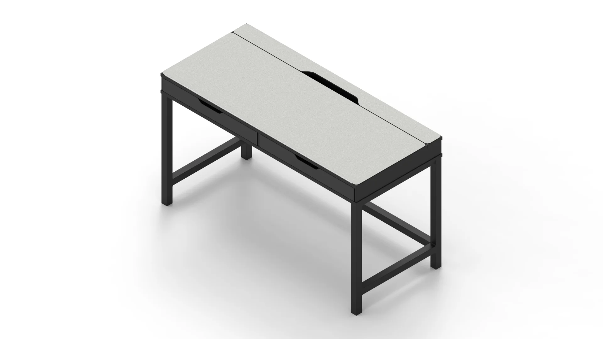 White IKEA ALEX Desk Mat (52" / 132 cm) Full-desk Mouse Pad - Image 6